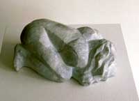Geborgen, Stein, 10x24x7 cm