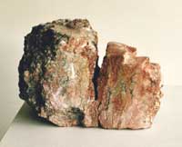 Entzweit, Gipsstein, 16 cm