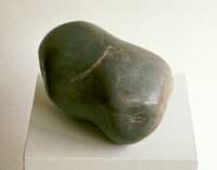 Liegender Torso, Kalkstein, 16 cm