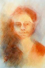 Portrait 2, Aquarell, 21x14 cm